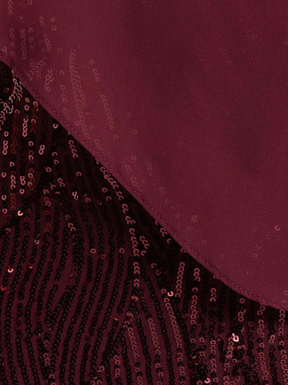 Boat Neck Chiffon Cape Sequin Maxi Plus Size Mother Of Bride Dress
